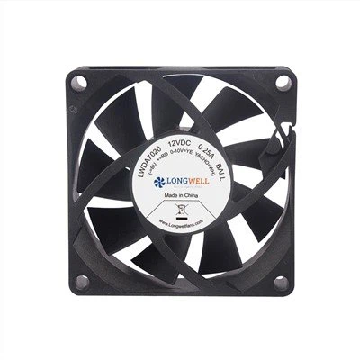 70x70x20mm 3 tolline 70mm võimas korpus harjadeta aksiaalne alalisvoolu jahutusventilaator